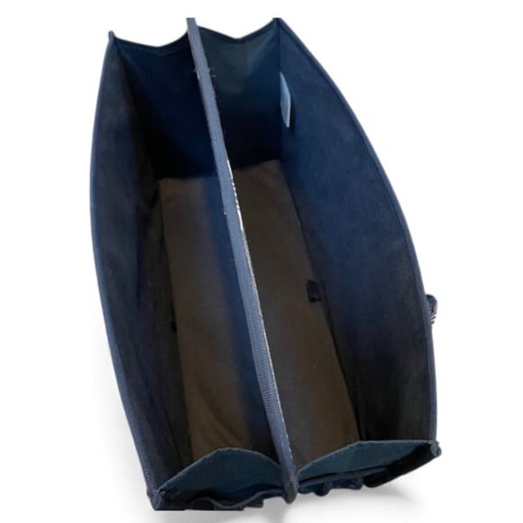 Thirty One Double Duty Caddy Windswept Diamonds Storage Organize Bag Tote Blue - Picture 5 of 8